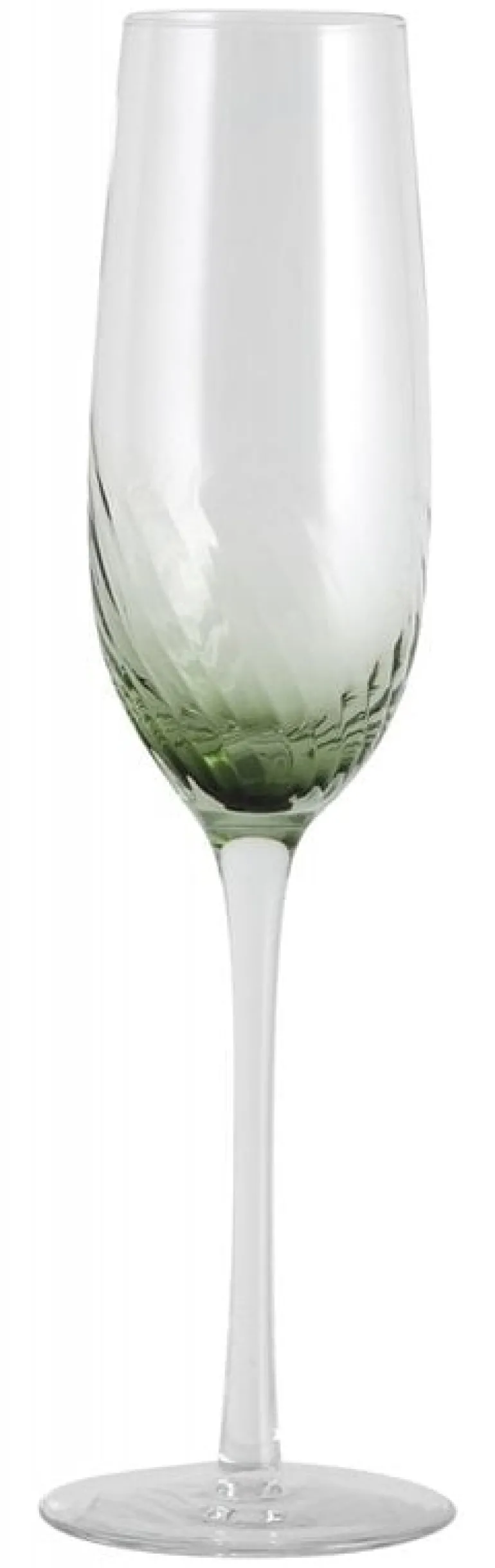 Garo champagne glazen groen - set van 8 stuks