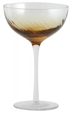 Garo cocktail glazen amber - set van 8 stuks