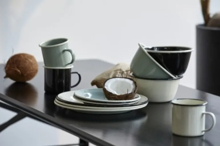 Ginger schaaltjes zwart set van 6 stuks - 60044