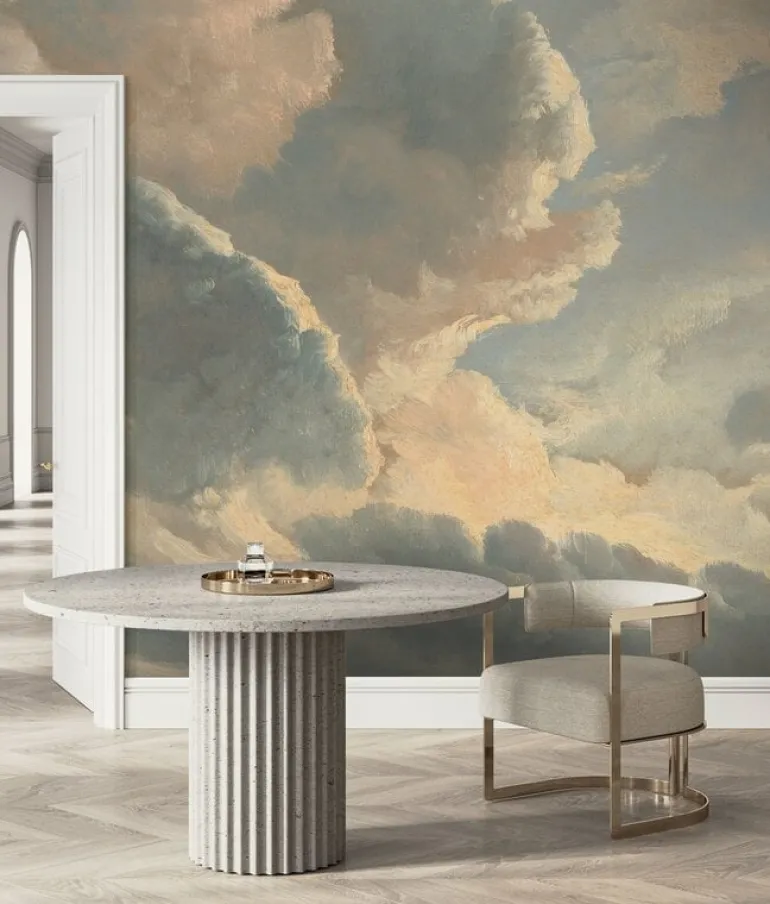 Golden age clouds behang WP-787 - 389,6x280cm