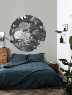 Golden age flowers behangcirkel CK-009 ø190 cm
