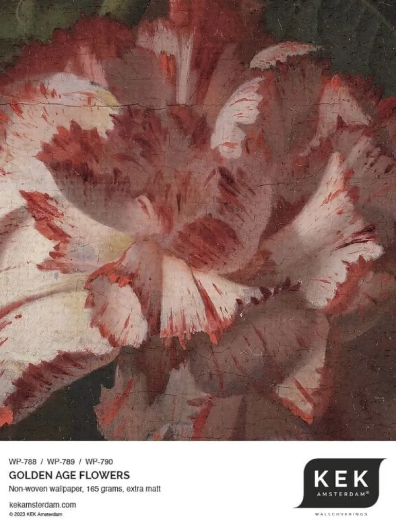 Golden age flowers behang WP-789 - 292,2x280cm