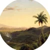Golden age landscapes behangcirkel CK-073 - ø190cm