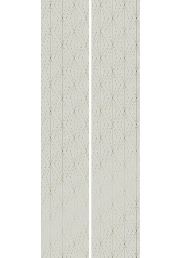 Golden lines behang 100x280cm zand / goud MW-073