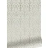 Golden lines behang 100x280cm zand / goud MW-083