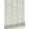 Golden lines behang 100x280cm zand/goud MW-068