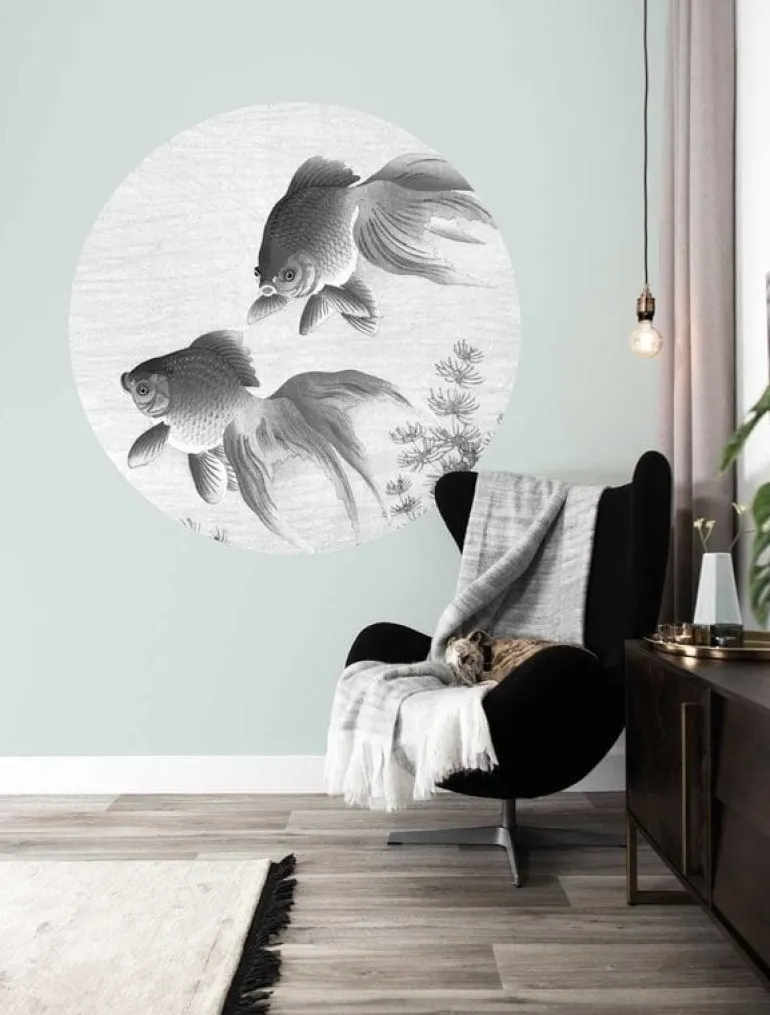 Goldfish behangcirkel SC-005 - ø 142,5 cm