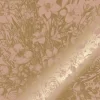 Goud Engraved bloemen behang MW-137 - 200x280cm