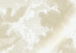 Goud Engraved clouds behang MW-176 - 200x280cm