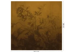 Gradient Flowers behang FU-037 - 292,2x280cm oker