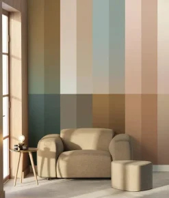 Gradient Stripes behang FU-026 - 389,6x280cm multikleur