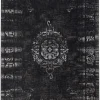 Grand geweven vloerkleed - donkergrijs/zwart 200x290