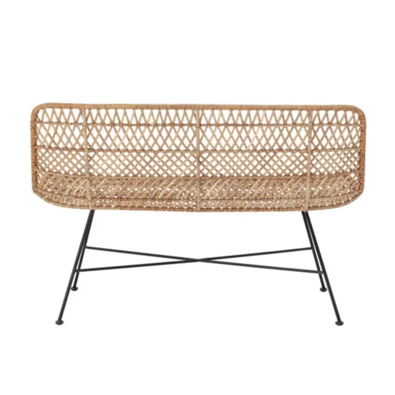 Haillie bank rotan- naturel