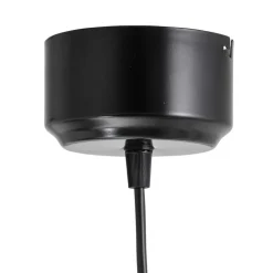 Hanglamp bamboe - zwart