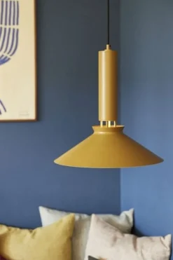 Hanglamp metaal - bruin
