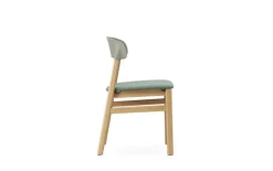 Herit stoel eiken/textiel groen - 1401013
