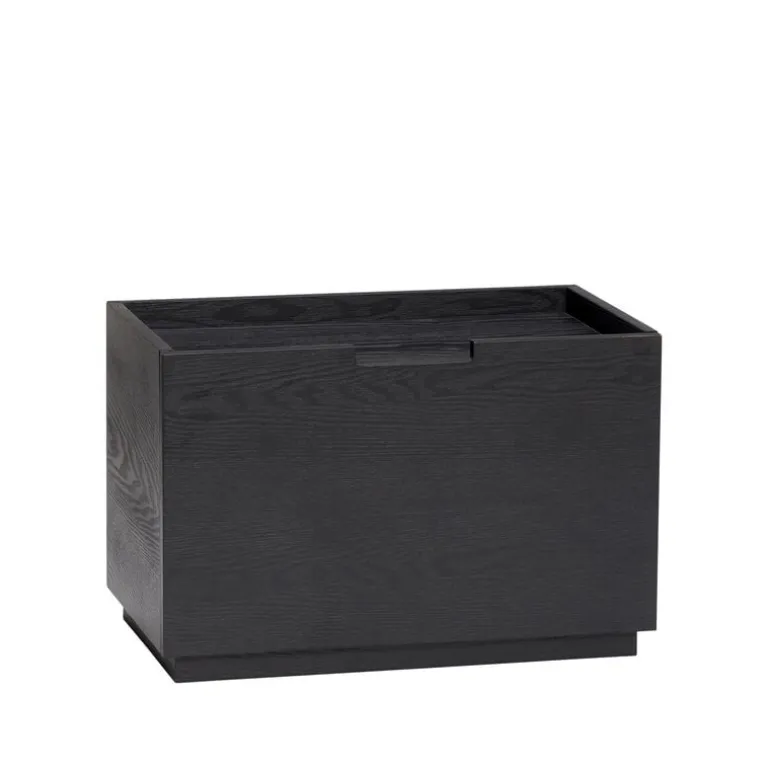 Houten box/kast - zwart