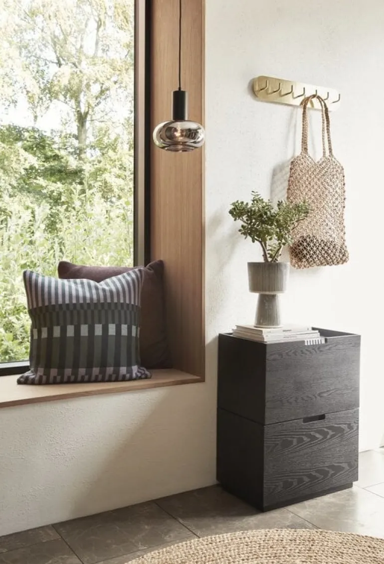 Houten box/kast - zwart