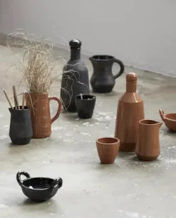 Juniper fles met dop bruin - 9194