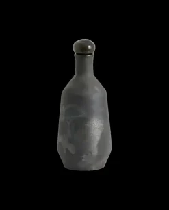 Juniper fles met dop zwart - 9195