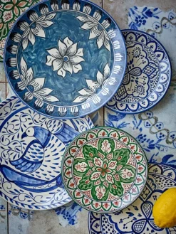 Karlie borden Ø27,5cm blauw set van 6 stuks - 82068306