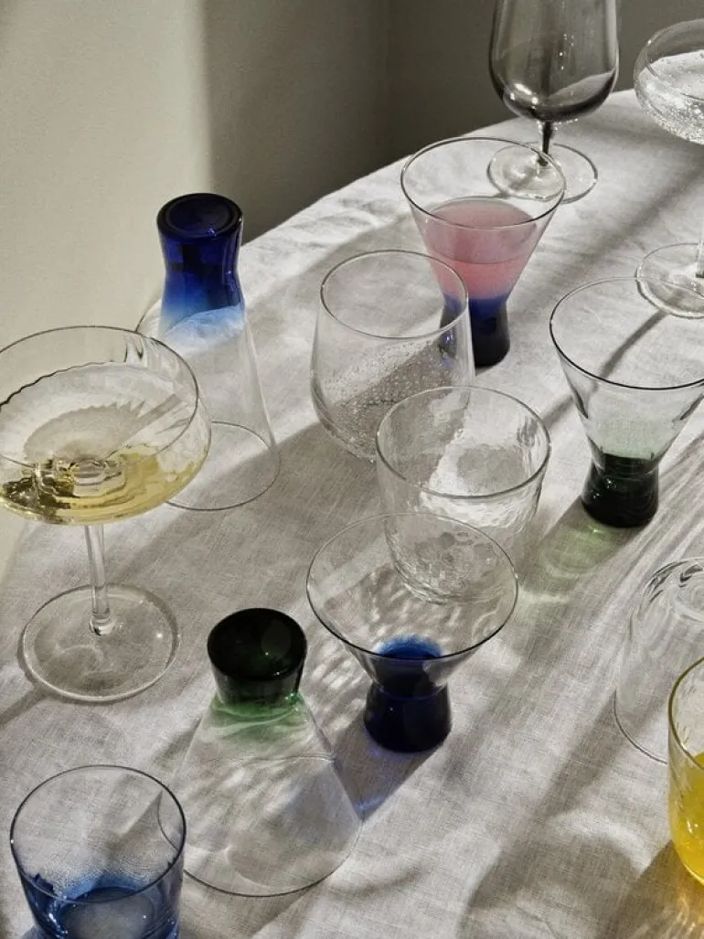 Konus cocktailglazen 25cl blauw set van 6 stuks - 14496262