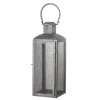 Lantaarn metaal - zwart L15xH44xW15 cm