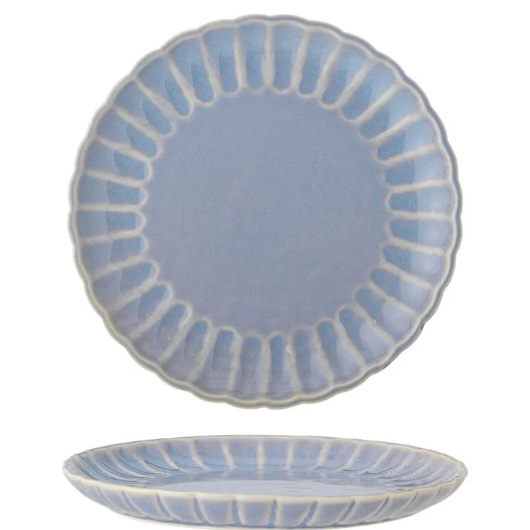 Latina borden Ø27cm blauw set van 6 stuks - 82061940