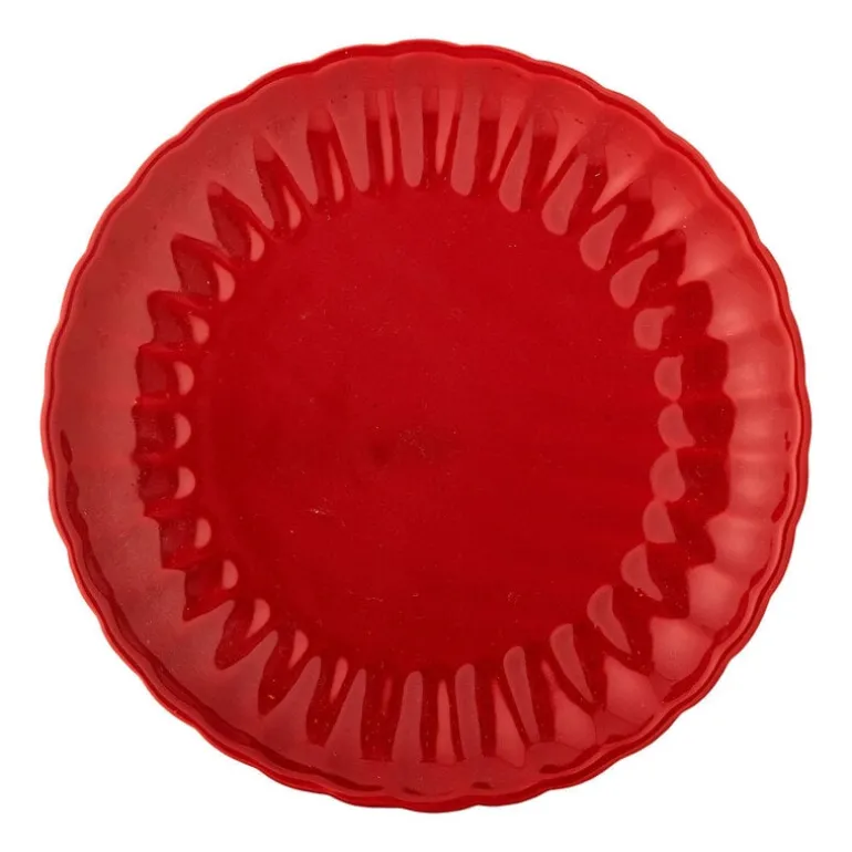 Latina borden Ø27cm rood set van 6 stuks - 82061931