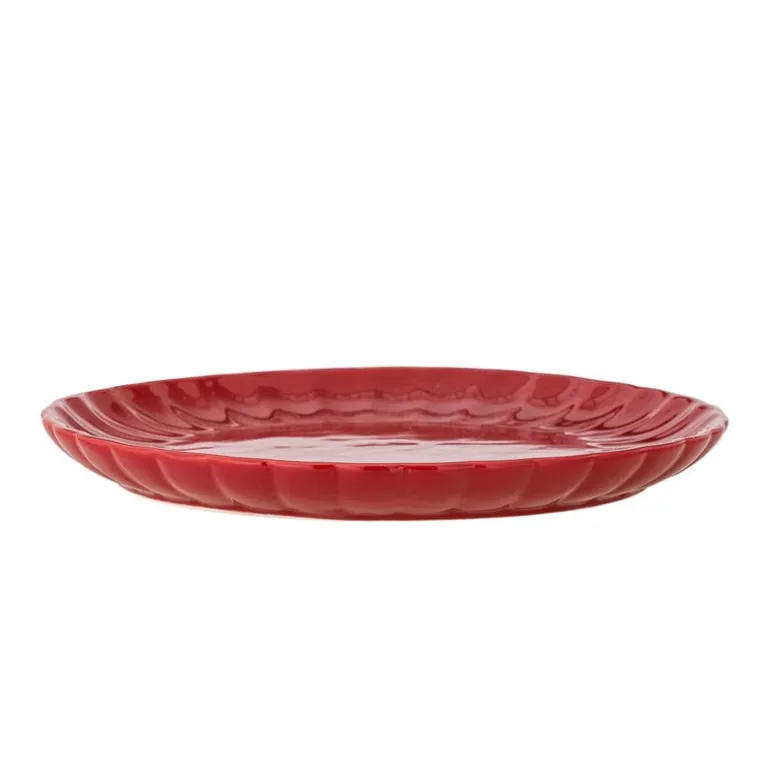 Latina borden Ø27cm rood set van 6 stuks - 82061931