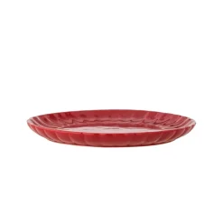 Latina borden Ø20cm rood set van 6 stuks - 82061930