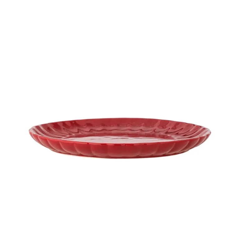 Latina borden Ø20cm rood set van 6 stuks - 82061930