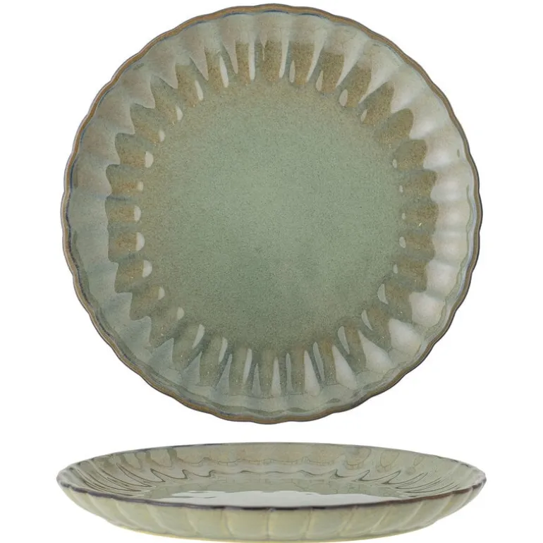 Latina borden Ø27cm set van 6 stuks groen - 82061935