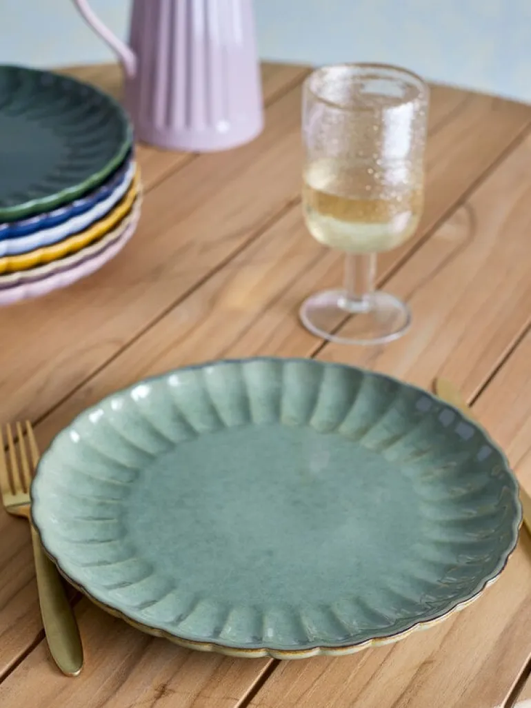 Latina borden Ø27cm set van 6 stuks groen - 82061935