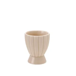 Latina eierdoppen naturel set van 6 stuks - 82061921
