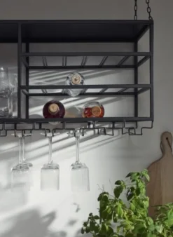 Loft rek - zwart