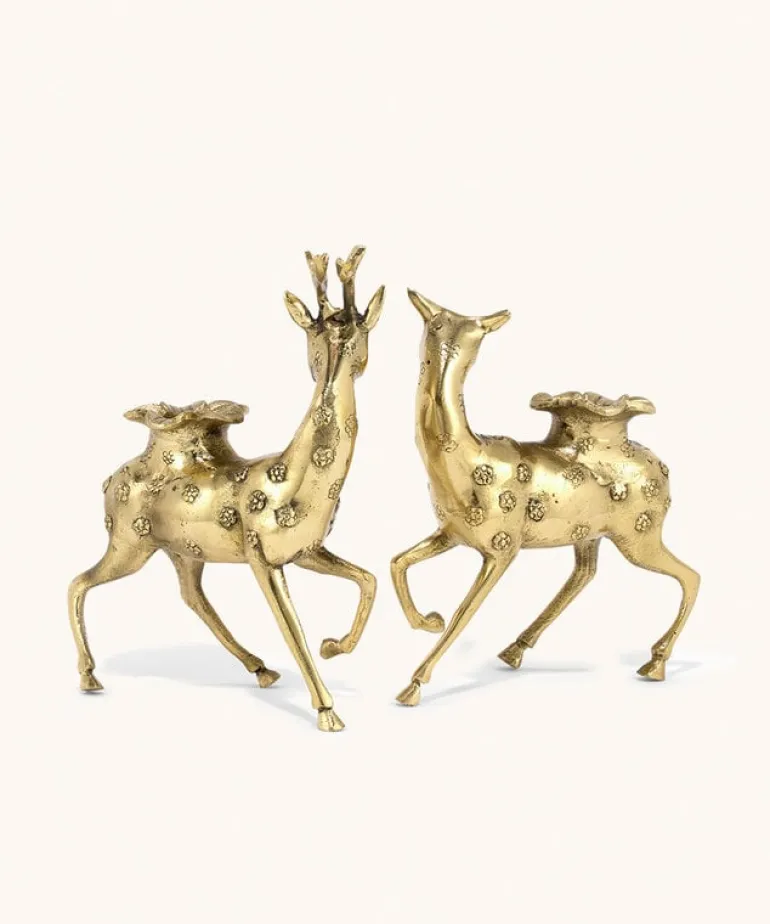 Lovely deer kandelaar set van 2 stuks - 1.20.30.041.099.4
