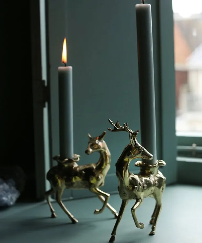 Lovely deer kandelaar set van 2 stuks - 1.20.30.041.099.4