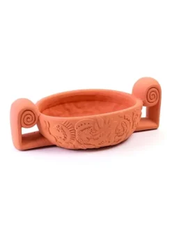 Magna graecia terracotta centerpiece decoratie schaal - 11509