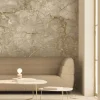 Marmer behang FU-063 - 194,8x280cm goud/beige