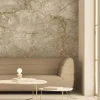 Marmer behang FU-065 - 389,6x280cm goud/beige