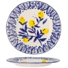 Maxima borden Ø27cm blauw set van 6 stuks - 82061673