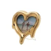 Melted heart fotolijst/spiegel goud - 10059