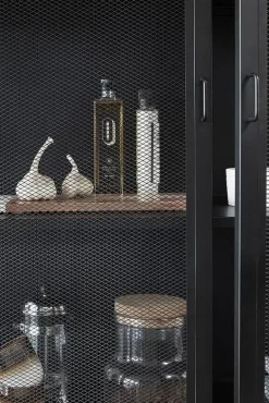 Metalen kast zwart
