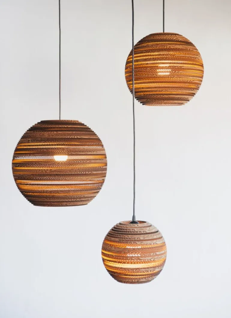 Moon 18 hanglamp naturel - GP-163