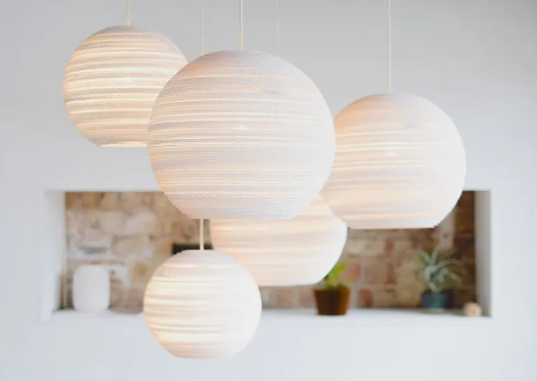 Moon 14 hanglamp wit - GP-1162