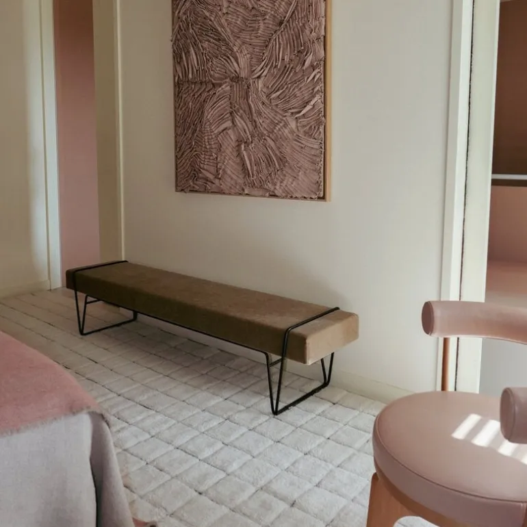 Mosaic vloerkleed wol naturel 170x240cm