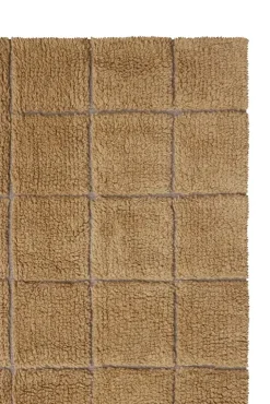 Mosaic vloerkleed wol ochre 170x240cm