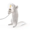 Mouse lamp standing - wit