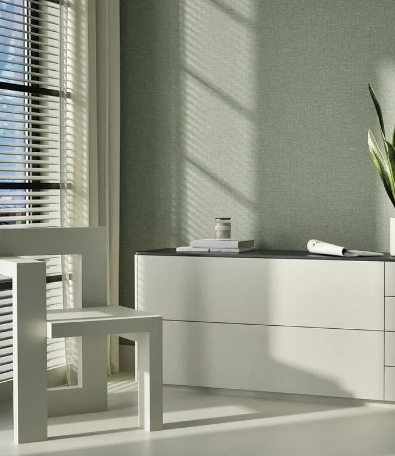 Naturel chique behang linnen look Queens - SW-009